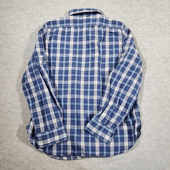 Lauren Ralph Lauren Shirt Womens Large Blue Plaid Regular Fit Casual Button Down - Picture 7 of 8